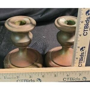 Wood and Metal Candle Sticks